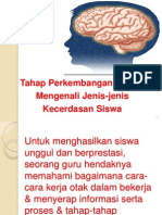 03 Tahap Perkembangan Otak & Mengenali Jenis-Jenis Kecerdasa