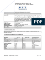 Material Safety Data Sheet For Boss Zinc Galvanised Paint - 400Ml - 84636052