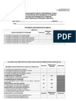 Nueva Evaluacion en Urbe