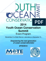 2014 Youth Ocean Conservation Summit Program