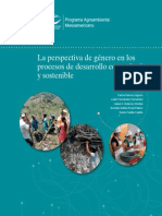 La Perspectiva de Género en Los Procesos de Desarrollo Comunitario y Sostenible