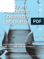 Safety in Academic Chemistry Laboratories