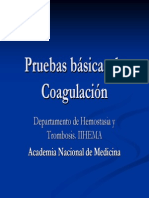 pruebas basicas coagulacion