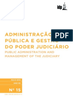 Administração Pública e Gestão Do Poder Judiciário