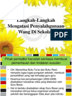 Langkah-Langkah Mengatasi Penyalahgunaan Wang Di Sekolah