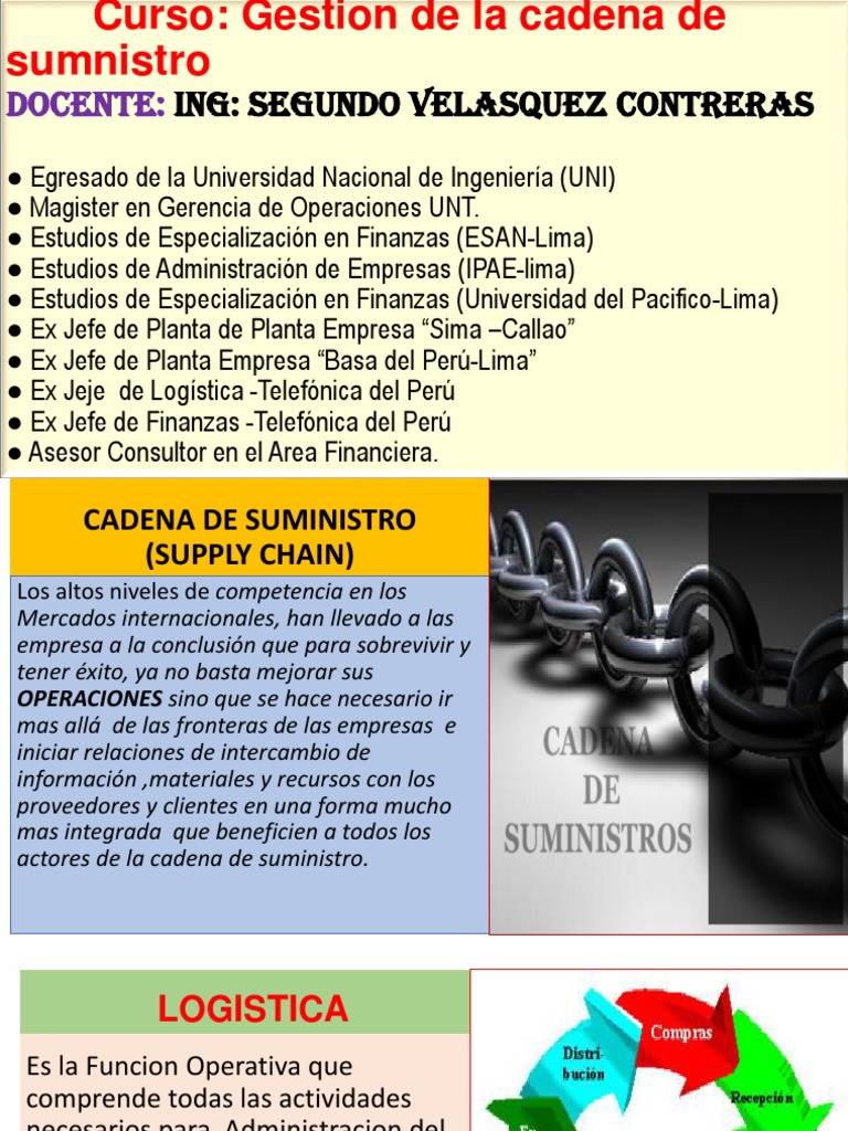 Gestión Eficiente de la Cadena de Suministro | PDF