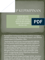 Konsep Kepimpinan