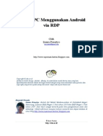 Remote PC Menggunakan Android Via RDP