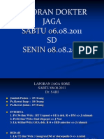 Laporan Dokter Jaga Baru 08082011