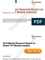 2014 Market Research Report On Global TFT Module Industry