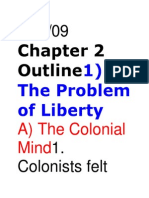 Outline: 1) The Problem of Liberty