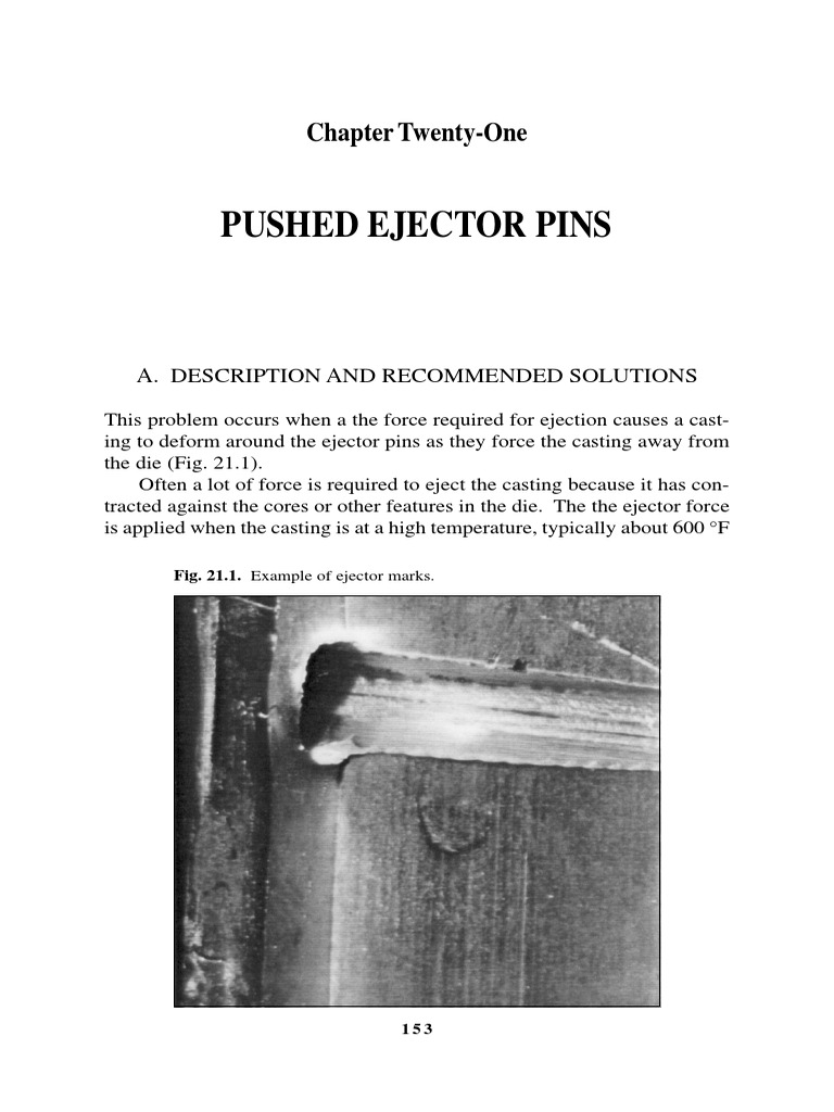 Ejector Pin Deformation Solutions | PDF | Technology & Engineering