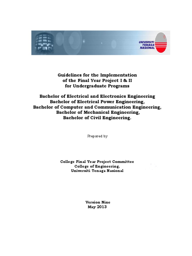 Fyp Guidelines v9 May2013 | PDF | Turnitin | Thesis