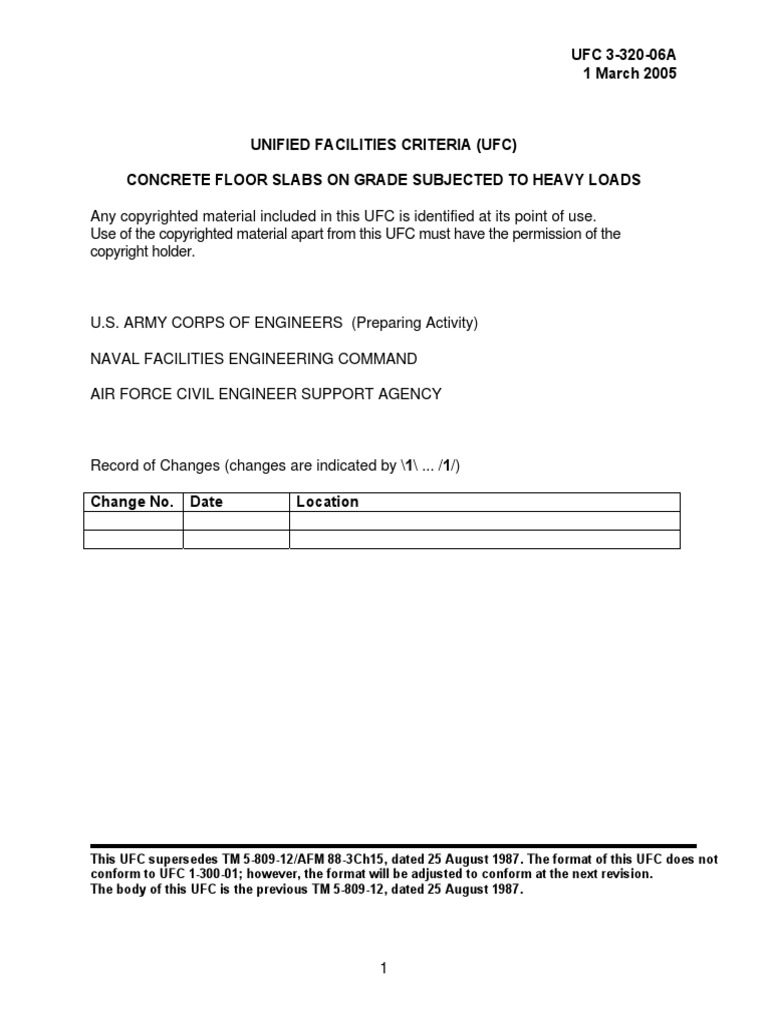 UFC 3-320-06A 1 March 2005 | PDF | Computers | Technology & Engineering