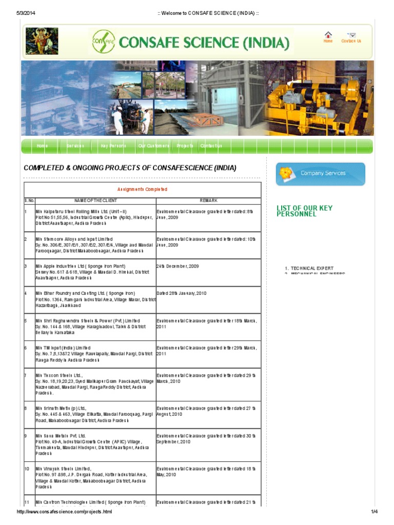 Welcome To Consafe Science (India) | PDF | Economic Sectors | Materials