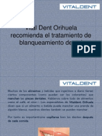 Vital Dent Orihuela Recomienda El Tratamiento de Blanqueamiento Dental