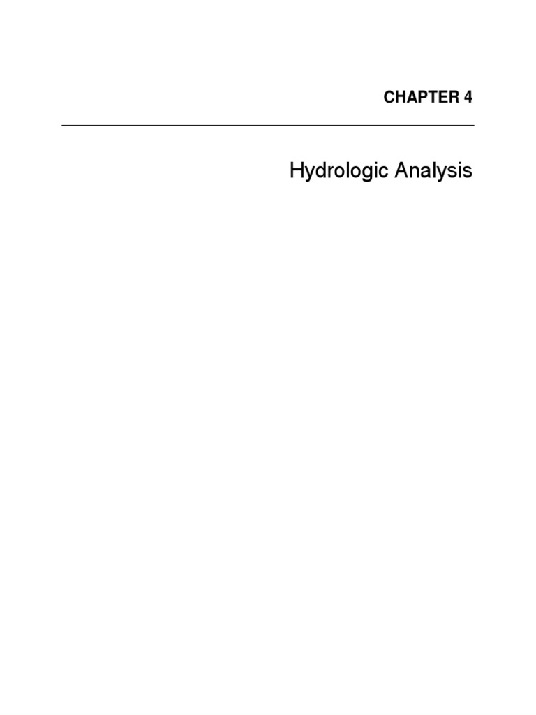 Hydrological Analysis | PDF | Surface Runoff | Stormwater