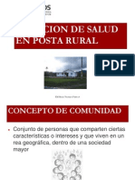 Atencion de Salud en Posta Rural