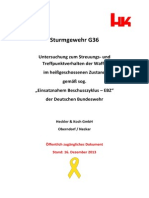 Sturmgewehr G36 Technischer Untersuchungsbericht 16.12.2013