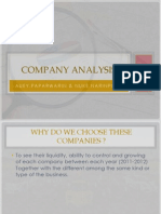 company analysiss