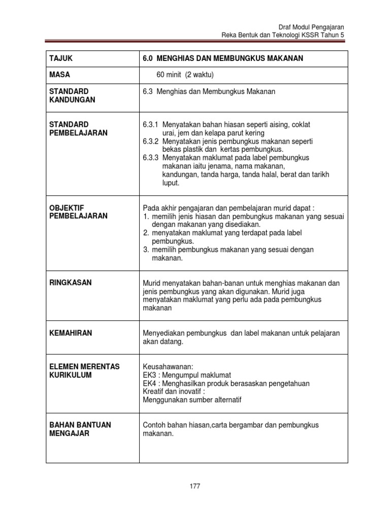 23 Srt T5 Modul 6 3 1 6 3 2 6 3 3 Jenislabel
