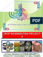 Irfan Arshad On Project Brief For Food Secuirity Program, Crop Maximization Projecty-II