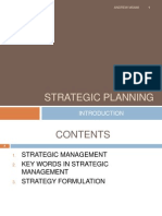 Strategic Planning: Andrew Msami