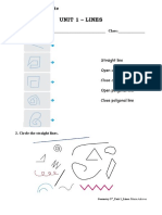 3rd Geometry Unit 1 Lines Exercises