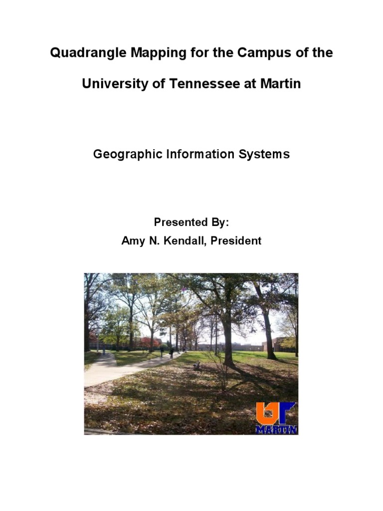 Quadrangle Mapping For The Campus of The University of Tennessee at ...