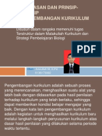 Landasan Dan Prinsip Pengembangan Kurikulum