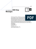 Windows 2000 Stop Messages