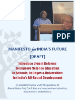 Manifesto for India’s Future - DRAFT