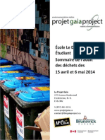 2014-05-30 Audit Déchets -École Domaine Étudiant