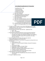 Instructions For Loading Stat Application For IC Transaction Purpose Only