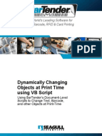 Dynamically Changing Objects at Print Time Using Vb Script