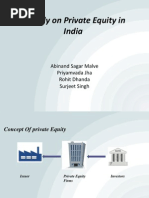 A Study On Private Equity in India