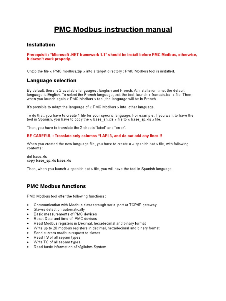 PMC Modbus User Guide | PDF | Digital Technology | Computer Architecture
