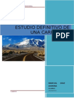 Estudio Definitivo Carretera San Cristobal
