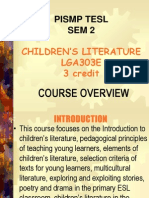 Pismp Tesl Sem 2: Children'S Literature LGA303E 3 Credit