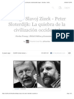 Diálogo Slavoj Zizek - Peter Sloterdijk La Quiebra de La Civilización Occidental (With Images) Filosofiacr Storify
