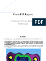 Chain FEA Report: FEA Analyst-Deepto Banerjee Amit Kumar