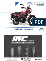 Aplicaciones de llantas IRC en modelos Bajaj