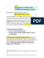 HD 13 Numerical Integration of MDOF 2008