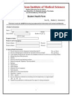  Student Health Form - Final