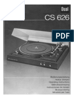 Dual CS-626 Owners Manual