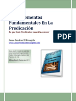 Cuatro Elementos Fundamentales en La Predicación