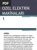 Özel Elektri̇k Maki̇nalari