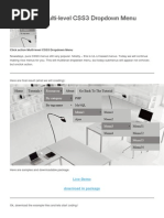 Click Action Multi-Level CSS3 Dropdown Menu