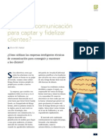 Fidelizacion en La Comunicacion