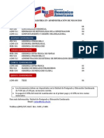 Pensum Maestria en Administracion de Negocios PDF